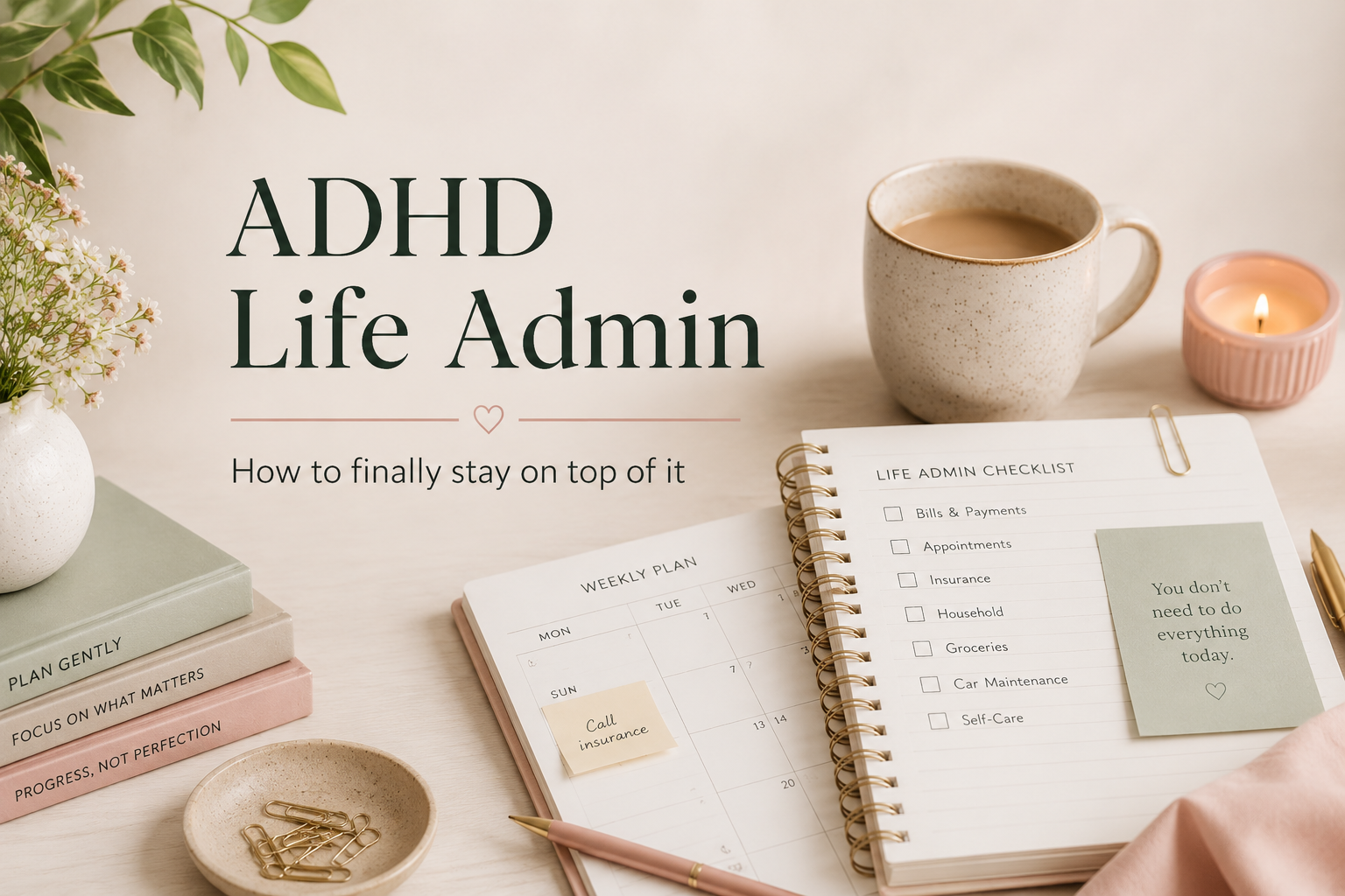 ADHD Life Admin: How to Finally Stay on Top of It