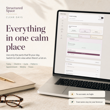 Clear Days Planner | Calm Browser-Based Daily Planner for Overwhelm, Brain Fog & Appointment Prep | Private, No Account thumbnail