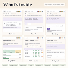 ADHD Life Admin Planner | Digital ADHD Planner for Tasks, Bills, Routines & Life Admin thumbnail