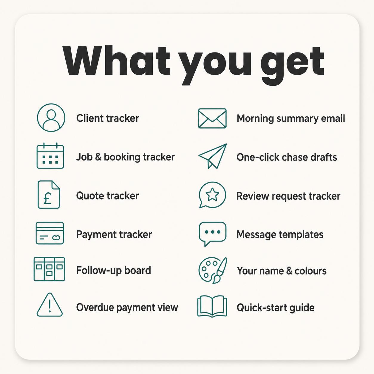 Cleaning Business Client & Payment Dashboard | One-Off Payment, No Subscription
