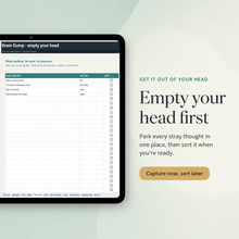 Calm Life Admin Planner for Google Sheets | Gentle, Comprehensive, Light & Dark thumbnail