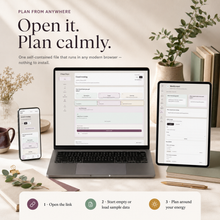 Clear Days Planner | Calm Browser-Based Daily Planner for Overwhelm, Brain Fog & Appointment Prep | Private, No Account thumbnail