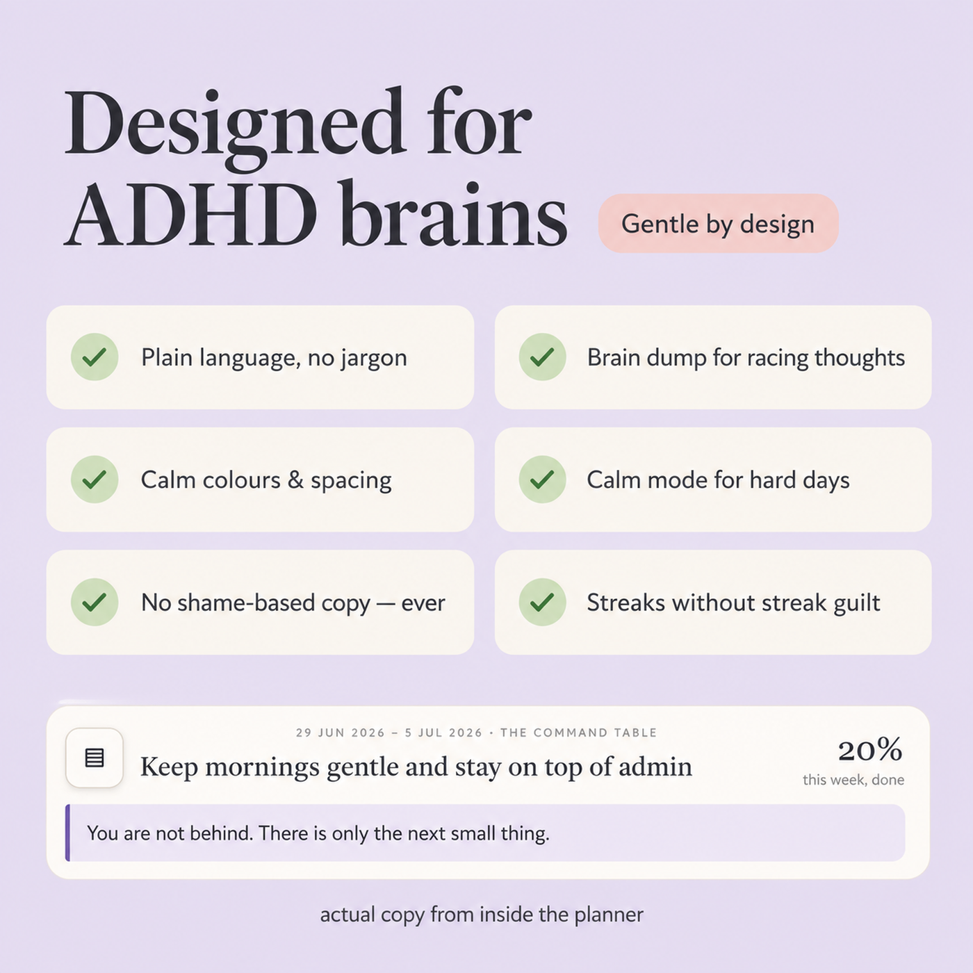 ADHD Life Admin Planner | Digital ADHD Planner for Tasks, Bills, Routines & Life Admin