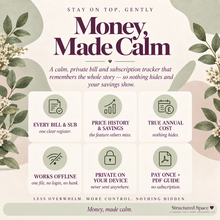Budget & Bills Tracker — Calm, Private Bill & Subscription Planner thumbnail