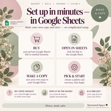 Calm Budget & Bills Planner | Google Sheets Budget & Bill Tracker for Neurodivergent Adults | Essentials & Complete Editions thumbnail