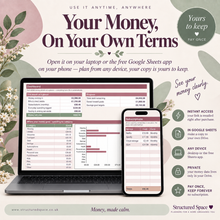 Calm Budget & Bills Planner | Google Sheets Budget & Bill Tracker for Neurodivergent Adults | Essentials & Complete Editions thumbnail