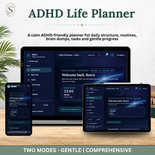 ADHD Life Planner — Space Theme Interactive Dashboard Planner thumbnail