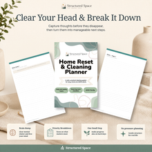 Home Reset & Cleaning Planner | Printable PDF Planner for Cleaning, Routines & Home Organisation thumbnail