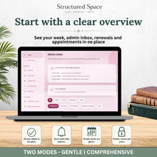 Pretty in Pink Theme Life Admin Planner — Interactive Dashboard Planner thumbnail