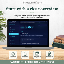 Space Theme Life Admin Planner — Interactive Dashboard Planner thumbnail