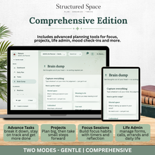 ADHD Life Planner — Nature Theme Interactive Dashboard Planner thumbnail