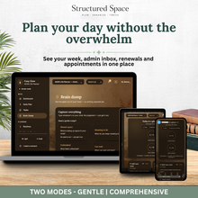 ADHD Life Planner — Cosy Glow Theme Interactive Dashboard Planner thumbnail