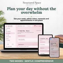ADHD Life Planner — Pretty in Pink Theme Interactive Dashboard Planner thumbnail