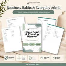 Home Reset & Cleaning Planner | Printable PDF Planner for Cleaning, Routines & Home Organisation thumbnail