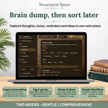 ADHD Life Planner — Cosy Glow Theme Interactive Dashboard Planner thumbnail