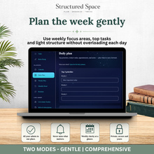 Space Theme Life Admin Planner — Interactive Dashboard Planner thumbnail
