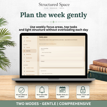 Cosy Glow Theme Life Admin Planner — Interactive Dashboard Planner thumbnail