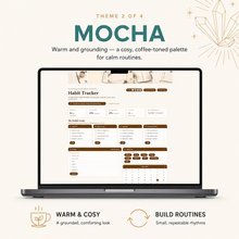 Habit Tracker Dashboard | Reusable Single-Page Web Planner thumbnail