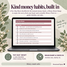 Calm Budget & Bills Planner | Google Sheets Budget & Bill Tracker for Neurodivergent Adults | Essentials & Complete Editions thumbnail