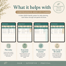 ADHD Life Planner Google Sheets — what's inside the Gentle Edition and Comprehensive Version thumbnail