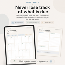 Bills & Subscription Tracker — calm layout for tracking direct debits and standing orders without stress thumbnail