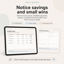 Bills & Subscription Tracker — what's inside preview showing all tracker pages thumbnail