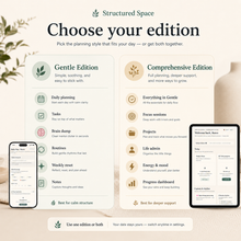 ADHD Life Planner Web App by Structured Space — gentle ADHD planning tool accessible on any device thumbnail