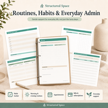 ADHD Life Planner PDF — brain dump and task capture pages for clearing mental clutter thumbnail