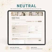 Daily Focus Planner | Reusable Single-Page Digital Web Planner thumbnail