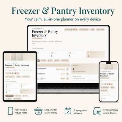 Freezer & Pantry Inventory | Interactive Digital Kitchen Stock Tracker with Expiry Alerts