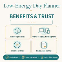Low-Energy Day Planner — Dopamine Menu Edition | Gentle Digital ADHD Planner thumbnail