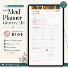 Meal Planner | Single Page Digital Planner thumbnail