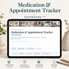 Medication & Appointment Tracker | Private Digital Medical Planner for Patients & Caregivers thumbnail