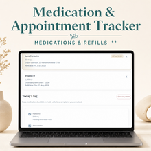 Medication & Appointment Tracker | Private Digital Medical Planner for Patients & Caregivers thumbnail