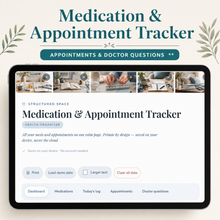 Medication & Appointment Tracker | Private Digital Medical Planner for Patients & Caregivers thumbnail