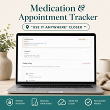 Medication & Appointment Tracker | Private Digital Medical Planner for Patients & Caregivers thumbnail