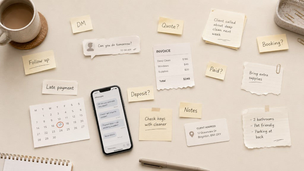 Scattered business admin