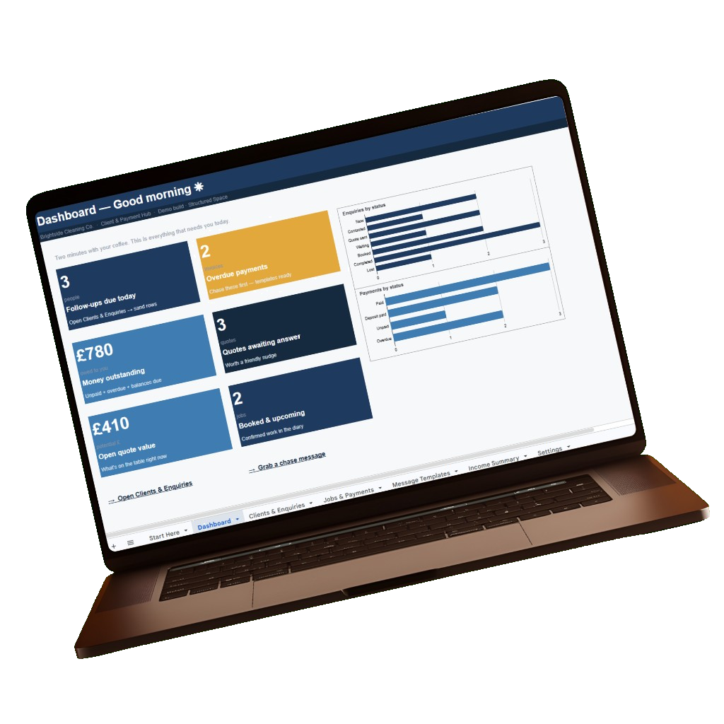 Custom admin dashboards for small businesses