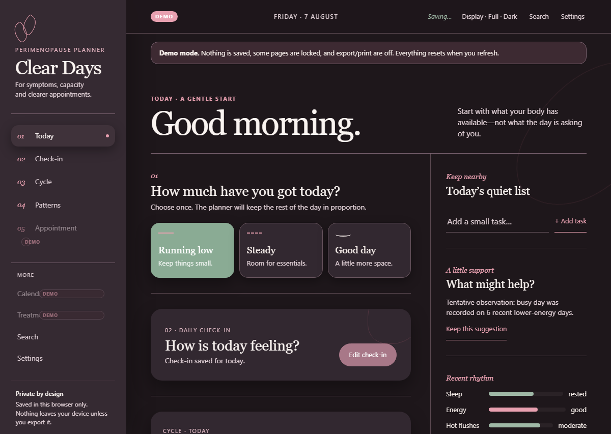 Dark mode